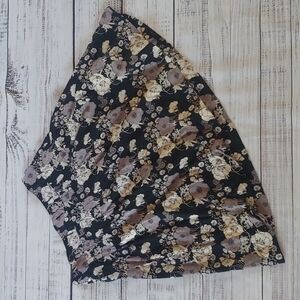 H&M FLORAL A-LINE SKIRT